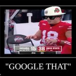 Indiana football meme | image tagged in indiana football meme,college football,ohio state buckeyes,ohio state,nfl memes,sports | made w/ Imgflip meme maker