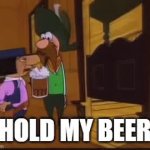 Hold my beer looney GIF Template