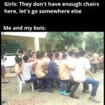 not enough chairs
