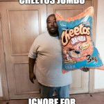 Cheetos Jumbo template