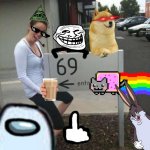 Every gang in tha hood will be petrified by this, cuz me and da boys are moving to this exact area!! | NOW; I WANT TO LIVE HERE | image tagged in 69 street sign,dank memes,memes,funny,illuminati confirmed,mlg | made w/ Imgflip meme maker