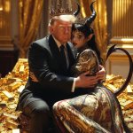 King Donald Trump Satan Mammon worship