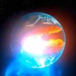 earth getting obliterated by laser meme