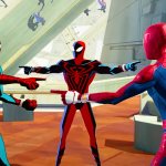 Multiverse spidermen pointing