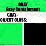 Gray Safe Foundation Label