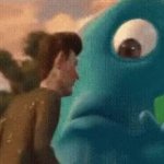 Blob showing off jello GIF Template