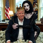 King Donald Trump Satan Mammon worship