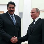 Nicolás Maduro and Vladimir Putin