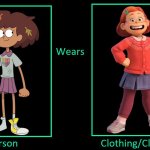 What if Anne Boonchuy Wears Mei Lee’s Outifit | image tagged in what if person wears clothing,amphibia,turning red,anne boonchuy,mei lee,meilin lee | made w/ Imgflip meme maker
