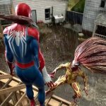 Scream choking Spider-Man template