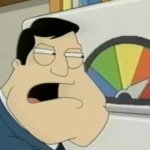 Stan staring at a meter