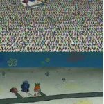 Crowded Vs Empty SpongeBob