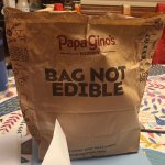 Papa Gino's Warning meme