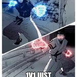 the best friend of today vs the best friend in history | ME AND BRO; 1V1 JUST FOR MCDONALDS | image tagged in gojo vs sukuna meme template | made w/ Imgflip meme maker