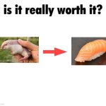 Pink Fairy Armadillos | image tagged in is it really worth it,memes,animal meme,food memes,shitpost,lol | made w/ Imgflip meme maker