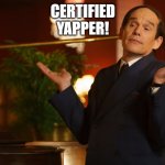 Ethan Hawke Blue Moon Certified Yapper | CERTIFIED
YAPPER! | image tagged in certified yapper | made w/ Imgflip meme maker