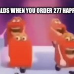 funny mc donalds meme | MCDONALDS WHEN YOU ORDER 277 HAPPY MEALS: | image tagged in gifs,mcdonalds,funny,memes | made w/ Imgflip video-to-gif maker