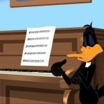 Daffy Duck Push On GIF Template