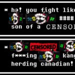 You fight like a kangaroo herding canadian