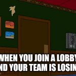 Joining Late in Call of Duty Be Like... | WHEN YOU JOIN A LOBBY AND YOUR TEAM IS LOSING | image tagged in gifs,call of duty | made w/ Imgflip video-to-gif maker