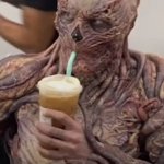Vecna drinks a milkshake template