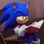 Sonic with a Book