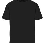 Black T-shirt back
