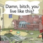 Damn you live like this