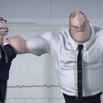 Mr incredible chokes boss