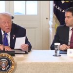 Trump reads around Rubio's note