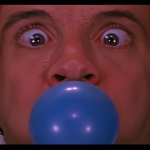 murray blows a blue balloon template