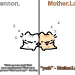 Lennon. and Mother.Lu temp template