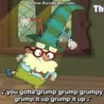 Doc singing grump it up GIF Template