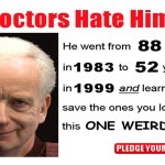 Doctors hate him
