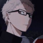 Tsukishima stare meme