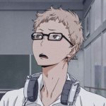 Tsukishima wondering meme
