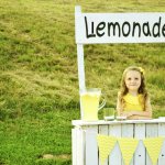 Liemenade? | I | image tagged in lemonade stand,lies,liar | made w/ Imgflip meme maker