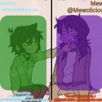 Mewo and Maddox deltarune shared temp meme
