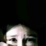 Girl being silenced in the dark