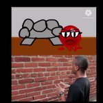 Red Circle Distraught And Man Talking To Fourth Wall GIF Template