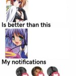 Irina Shidou is the real angel and flyleaf song again sounds fitting for her. (dokuro chan sucks) | image tagged in i say that this is better than this,highschool dxd,angel,anime,flyleaf | made w/ Imgflip meme maker