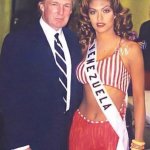 Donald Trump With Venezuelan Beauty Contestant