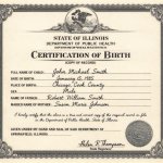 Orginal birth certificate