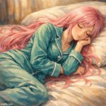 Outer Moka Akashiya sleeping