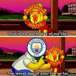 Man Utd 1 Brighton 2 AFTERMATH | image tagged in simpson s worst day of my life,memes,sports,fa cup,manchester united,manchester city | made w/ Imgflip meme maker