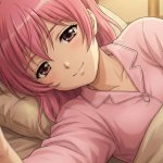 pink hair anime girl