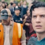 Superman 2025 Looking At Phone GIF Template