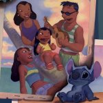 The Pelekai Family With Stitch