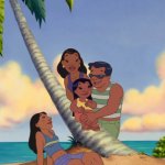 The Pelekais "appearing" in Lilo's dream in "Remmy"