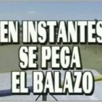 en instantes se pega el balazo template